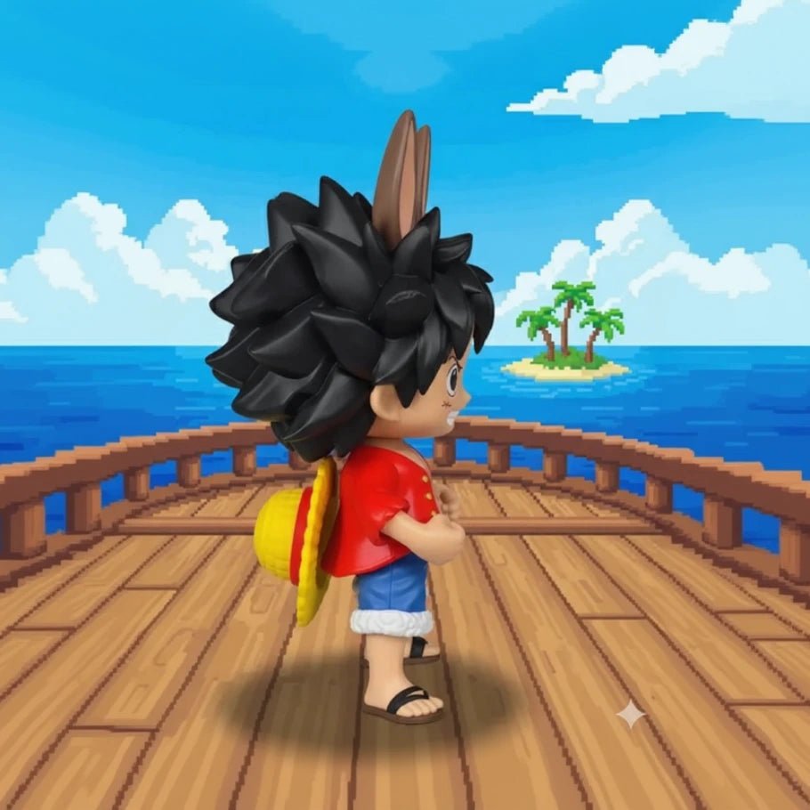 pirate king inspired lafuffu figurine - fictioo