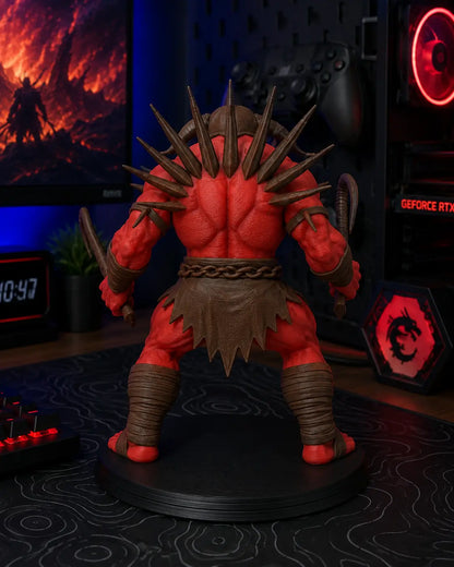 Crimson Reaver – Demon Berserker Figurine | Gaming Desk Collectible