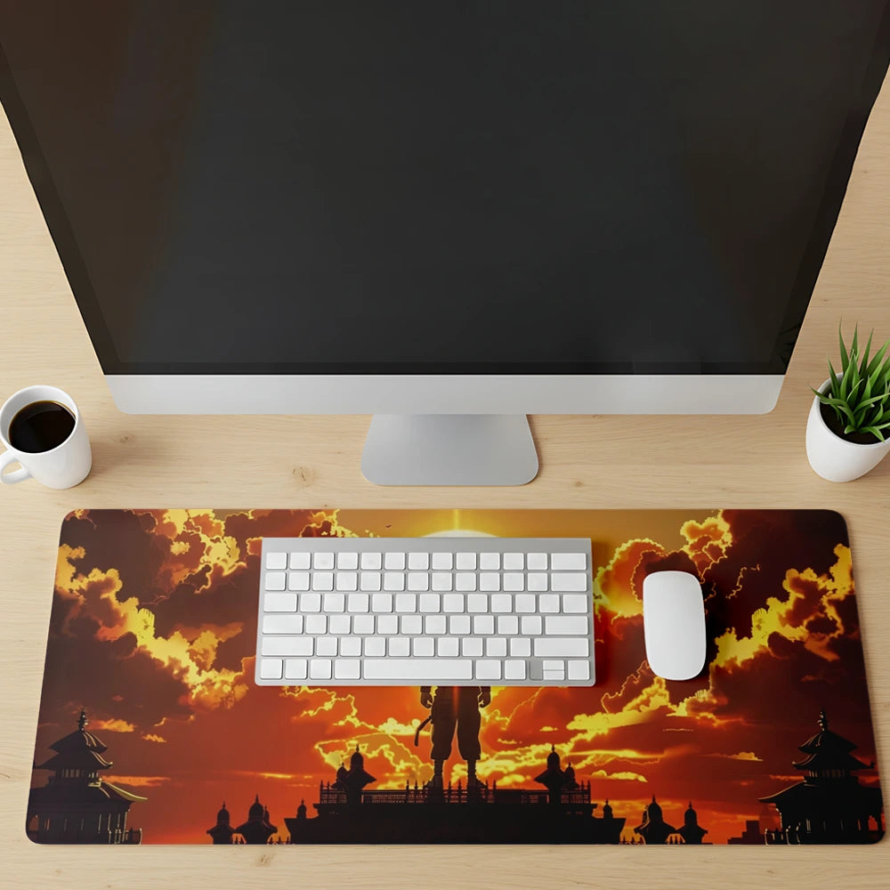Demon Fox Desk Mat | Anime Gaming Desk Mat