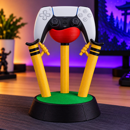 Cricket Wicket Controller Holder for PS5, Xbox & All Controllers