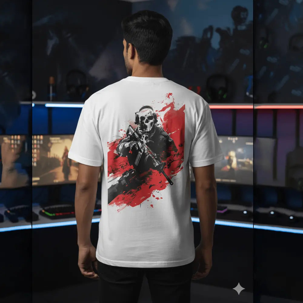 Ghost Mode Activated Oversized T-Shirt