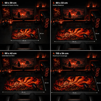 Kitsune Inferno Deskmat
