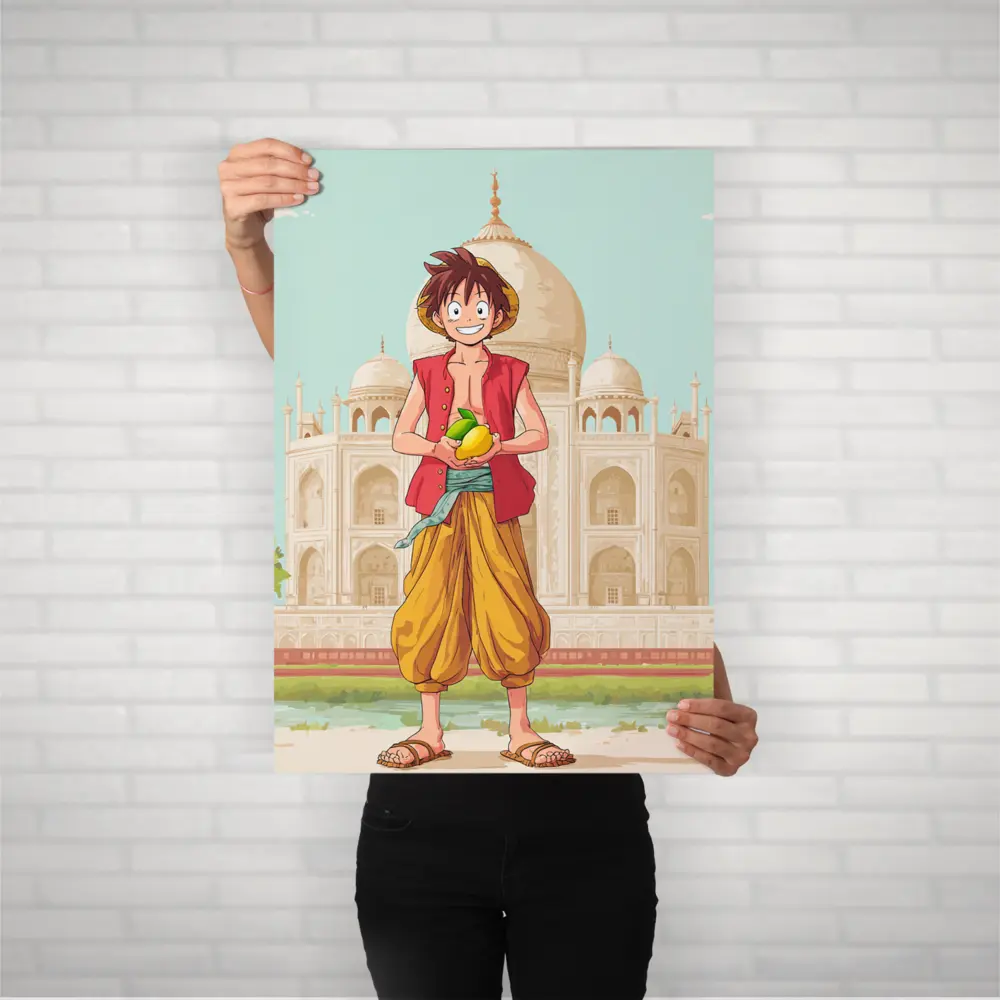 Desi Luffy Metal Poster
