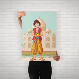Desi Luffy Metal Poster