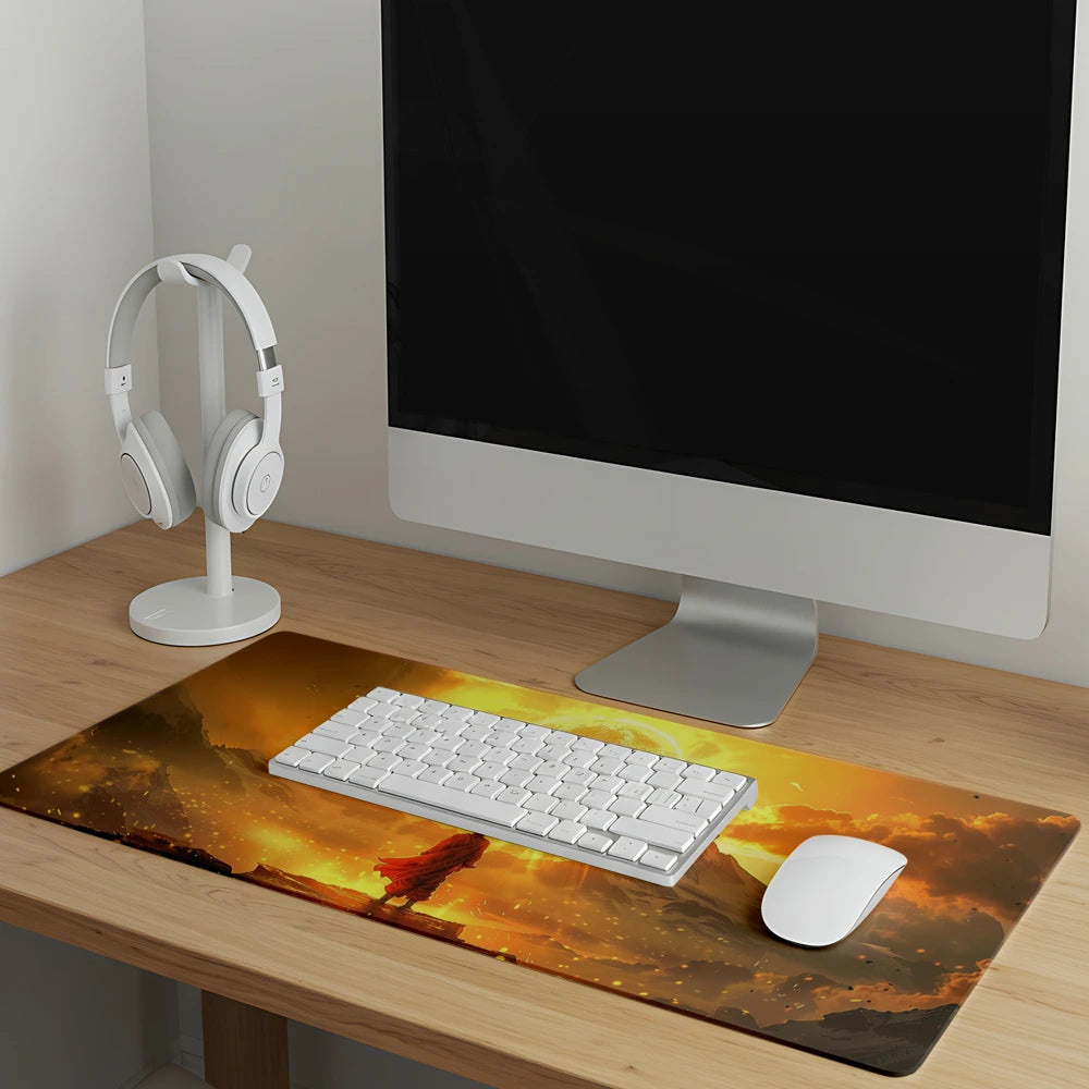 Super Saiyan Desk Mat | Gaming Desk Mat