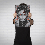 Tanjiro Kamado: Water Breathing Metal Poster