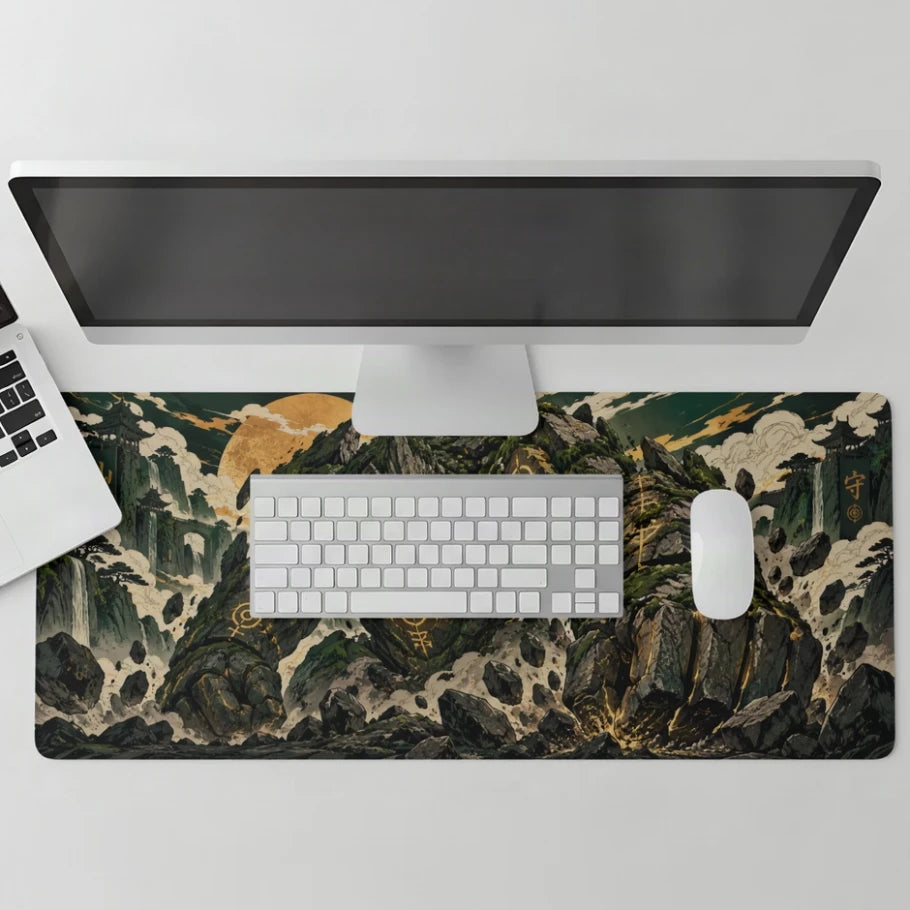 Earth Colossus Gaming Deskmat | XL Mousepad | Fictioo