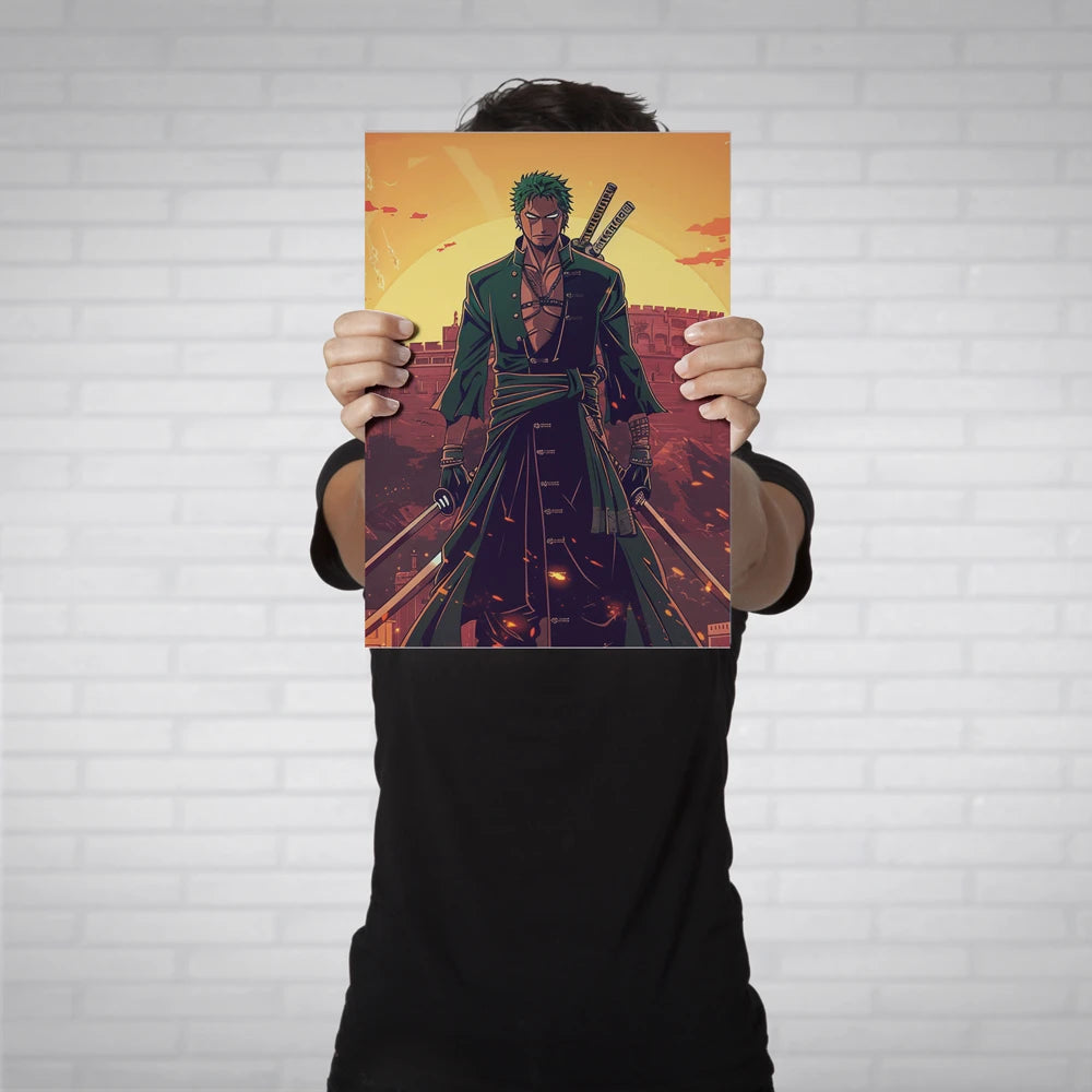 Roronoa Zoro Metal Poster