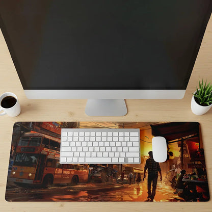 Aamchi Mumbai Desk Mat | Mumbai Cityscape Designer Desk Mat - Fictioo