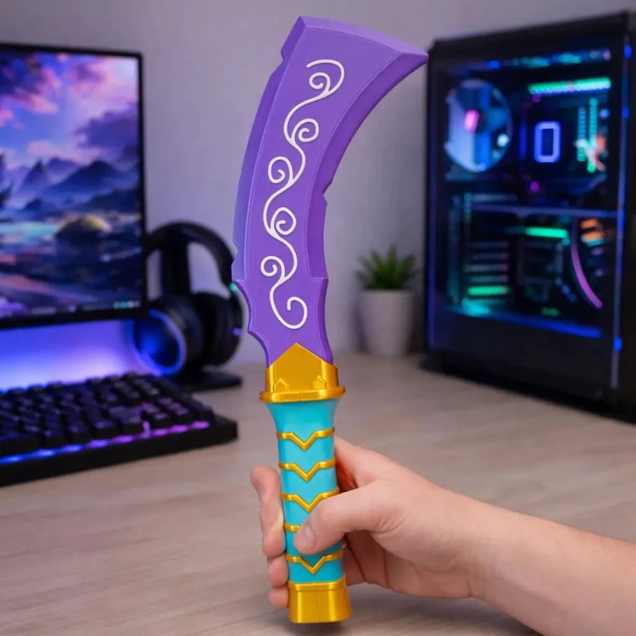 arcane curved dagger – diy fantasy blade - fictioo