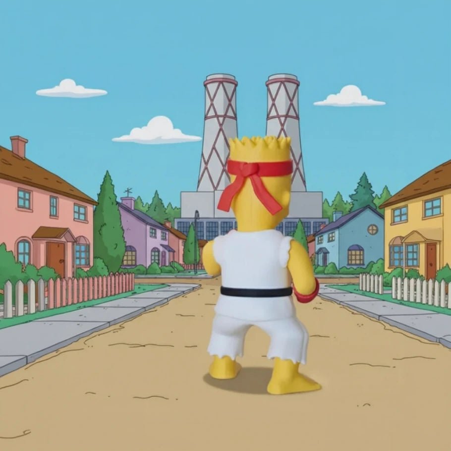 bart man martial artist figurine - fictioo