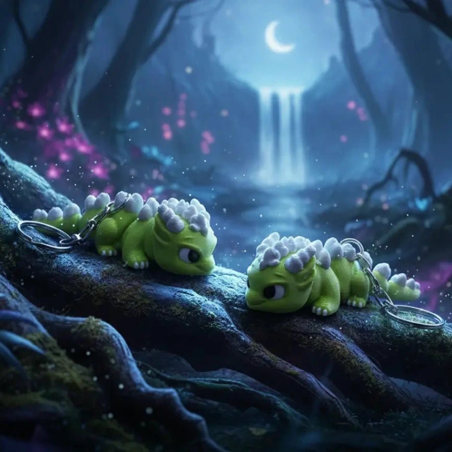 bone dragon keychain - fictioo