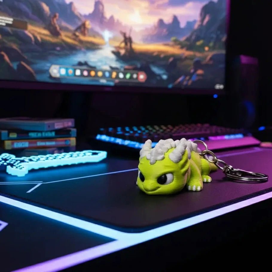 Bone Dragon Keychain - Fictioo