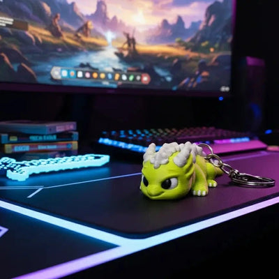 Bone Dragon Keychain - Fictioo