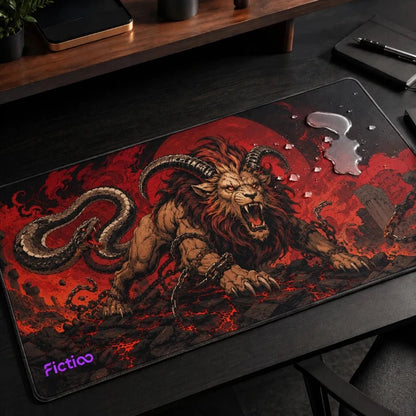 Chimera Unbound Gaming Deskmat | XL Extended Mouse Pad - Fictioo