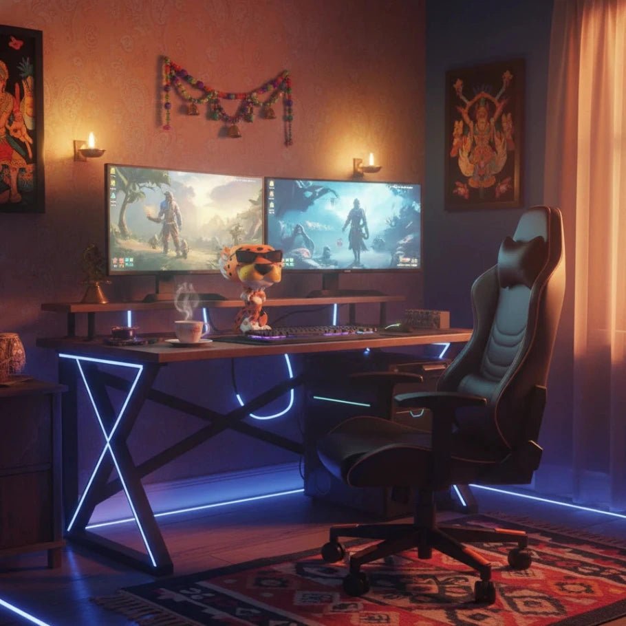 Cool Cheetah Mascot Figurine - Fictioo