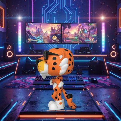 Cool Cheetah Mascot Figurine - Fictioo