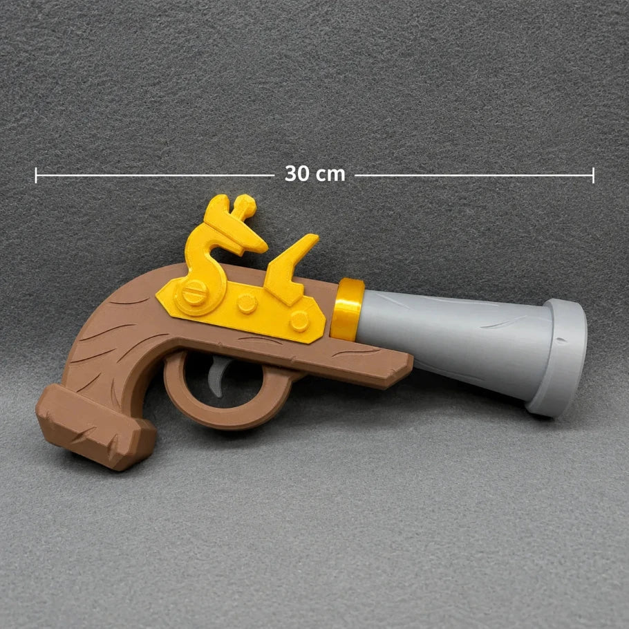 corsair flintlock pistol collectible | 30 cm - fictioo