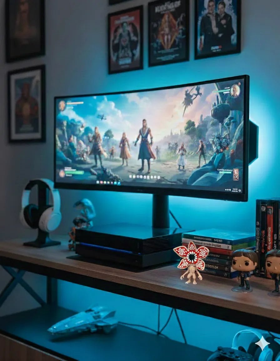 crocheted horror bloom creature figurine - fictioo