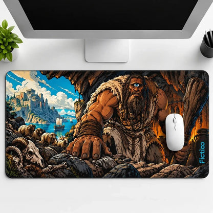 Cyclops Gaming Deskmat | XL Extended Mouse Pad - Fictioo