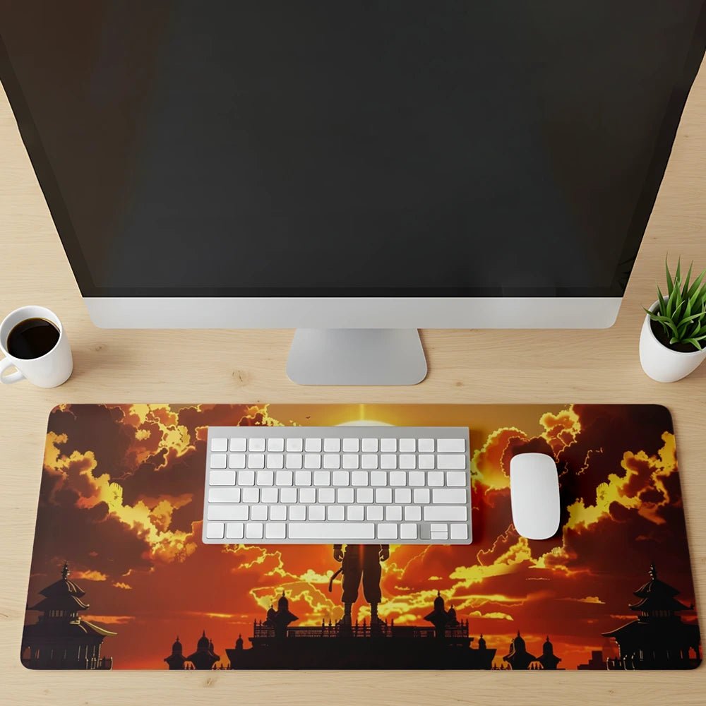 Demon Fox Desk Mat | Anime Gaming Desk Mat - Fictioo