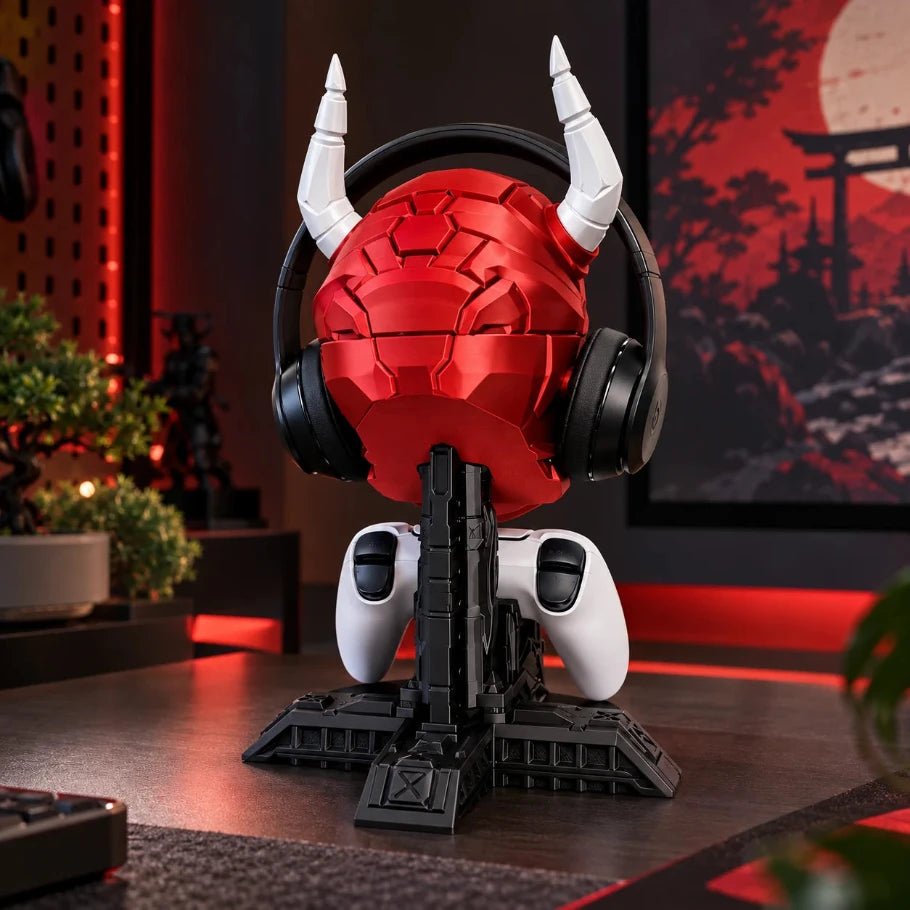 Demon Skull Headphone & Controller Stand | Gaming Desk Organizer - Fictioo