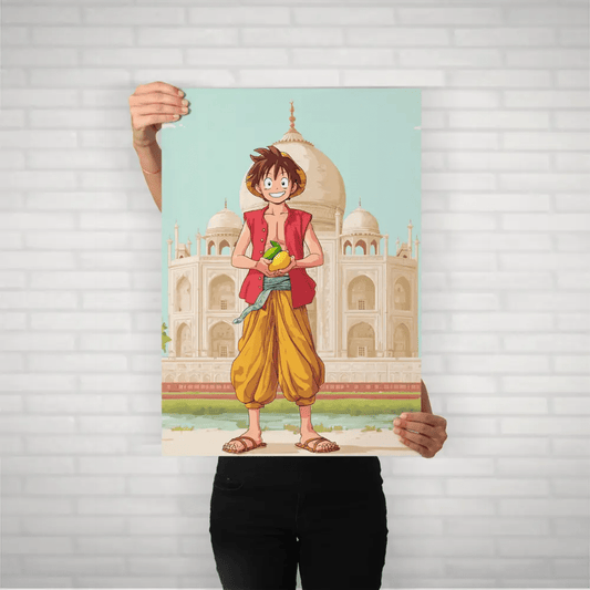 Desi Luffy Metal Poster - Fictioo