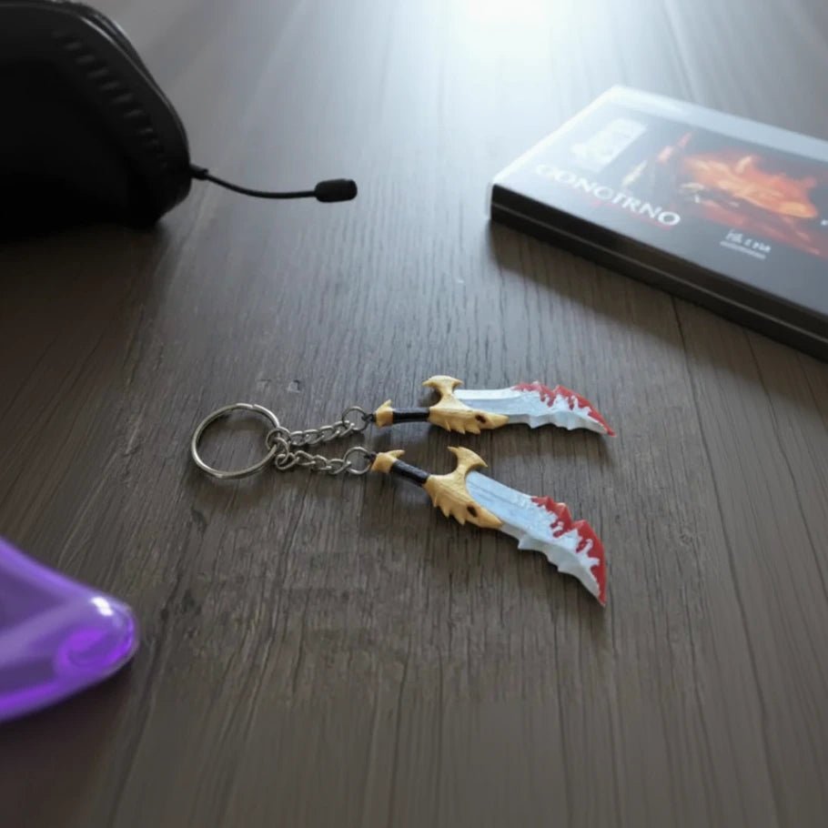 dual chaos blade style keychain - fictioo