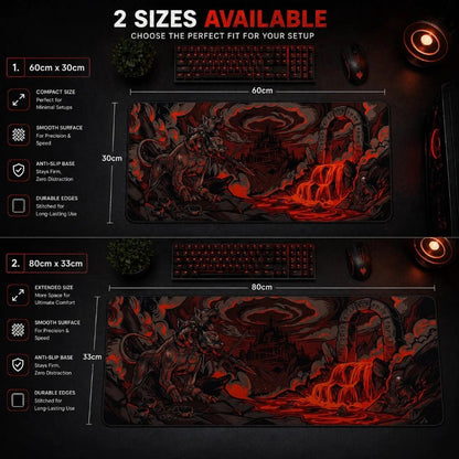 Infernal Cerberus Deskmat - Fictioo