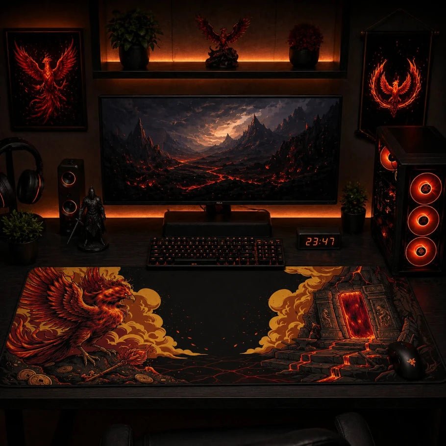 Inferno Phoenix Deskmat - Fictioo