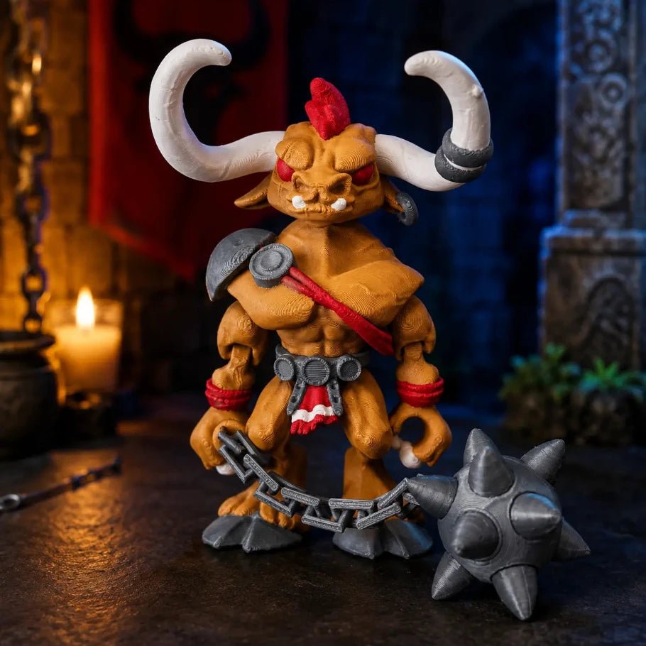 Ironhoof – Minotaur Warrior Figurine | Collectible Statue - Fictioo