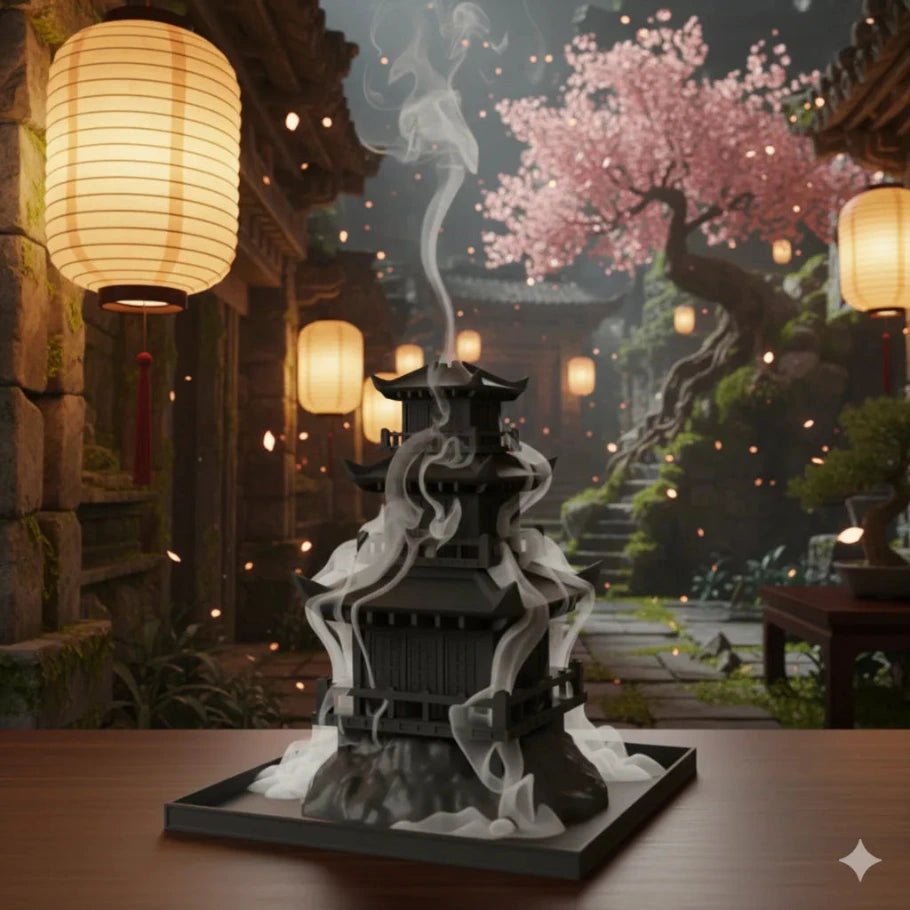 japanese pagoda incense holder - fictioo