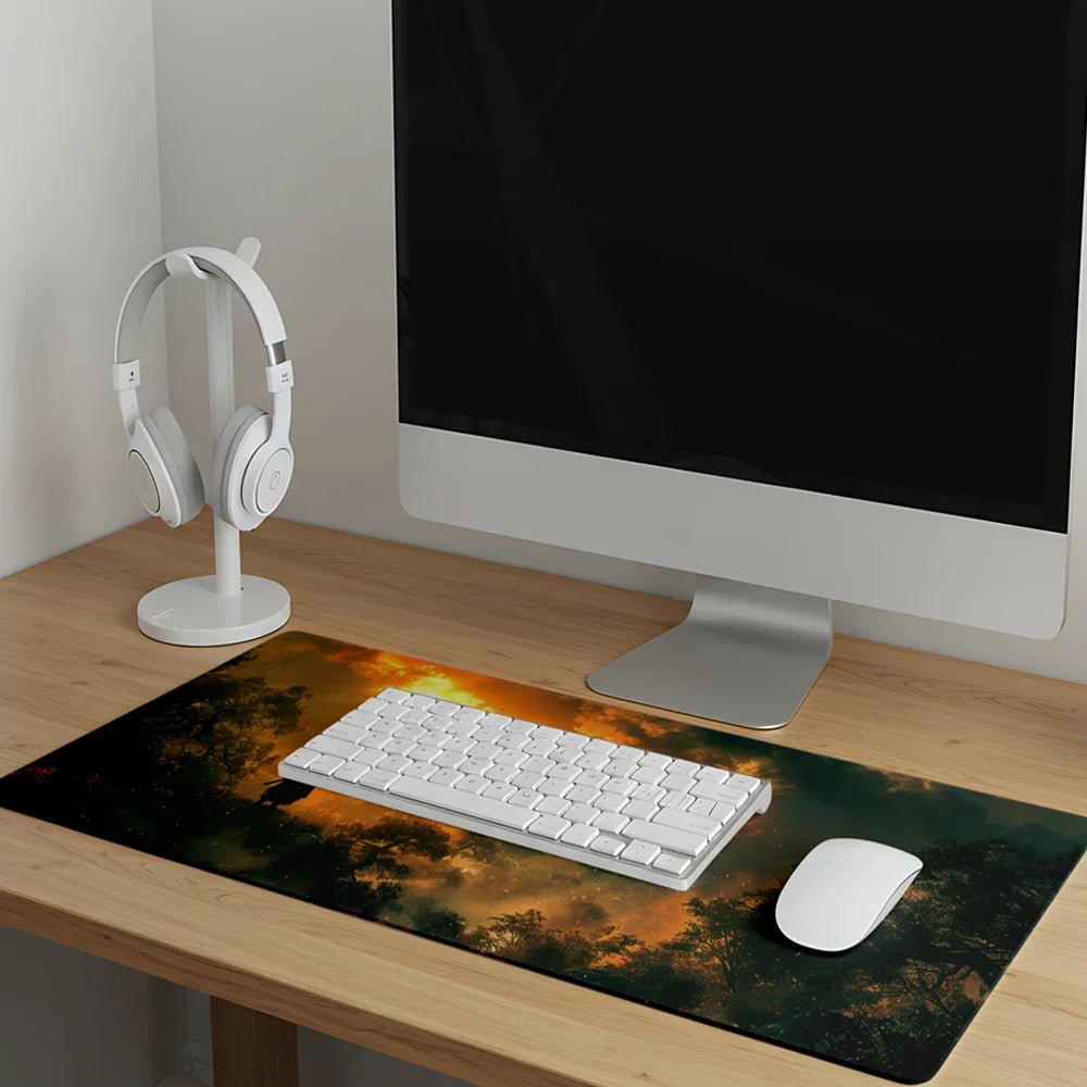 Jin Sakai Desk Mat | Samurai Gaming Desk Mat - Fictioo