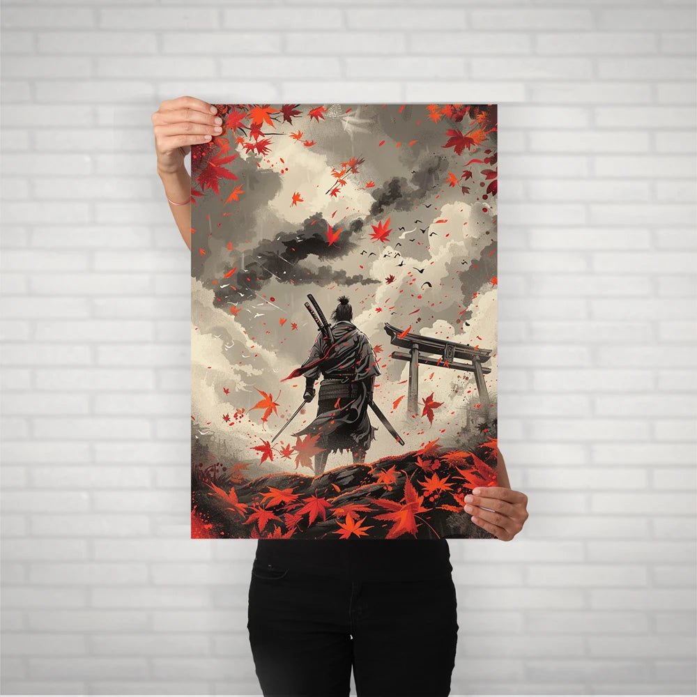 Jin Sakai Metal Poster - Fictioo