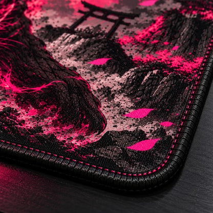 Kage Shadow Panther Gaming Deskmat | XL Extended Mouse Pad - Fictioo