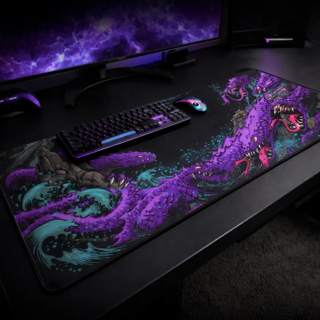 kraken abyss gaming deskmat - fictioo