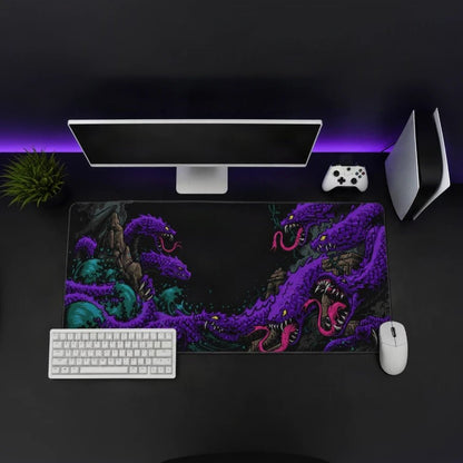 Kraken Abyss Gaming Deskmat | XL Extended Mouse Pad - Fictioo