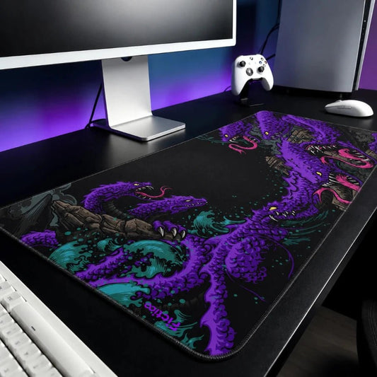 Kraken Abyss Gaming Deskmat | XL Extended Mouse Pad - Fictioo