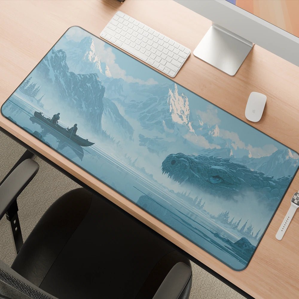 kratos desk mat | large gaming mouse desk mat - fictioo