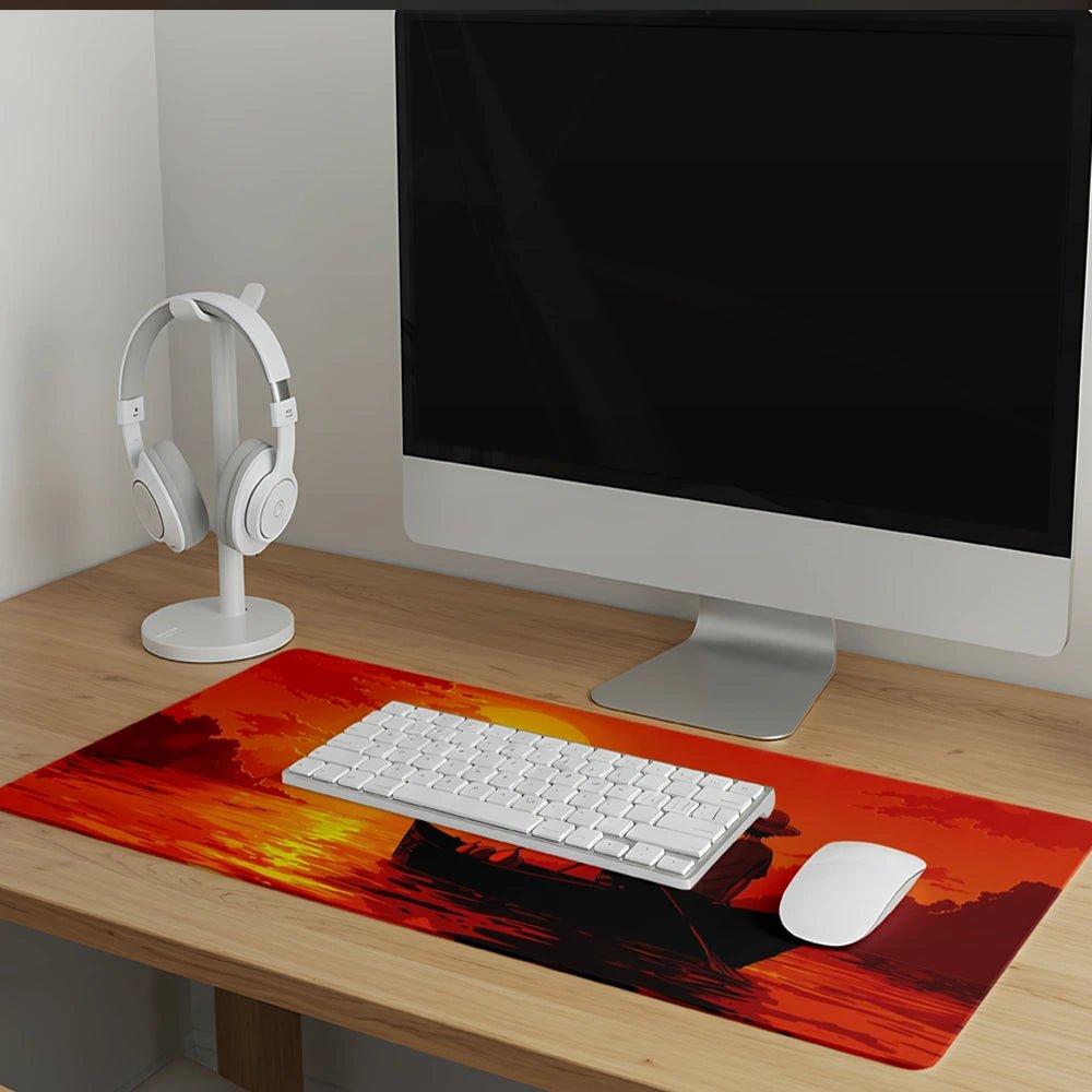 luffy desk mat | one piece anime desk mat - fictioo