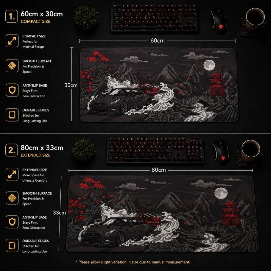 midnight drift deskmat - fictioo