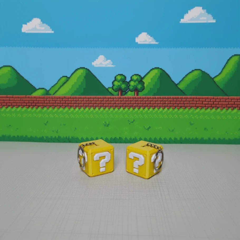 mystery block keychain - fictioo