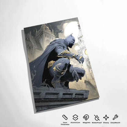 Night Vigilante Metal Poster - Fictioo