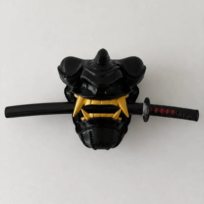 Oni Demon Mask Katana Wall Mount - Fictioo