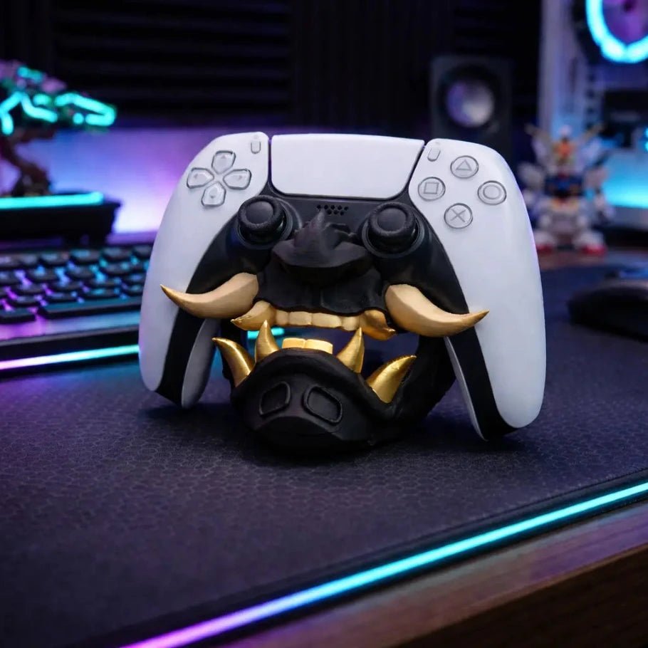 Oni Mask PS5 Controller Holder - Fictioo