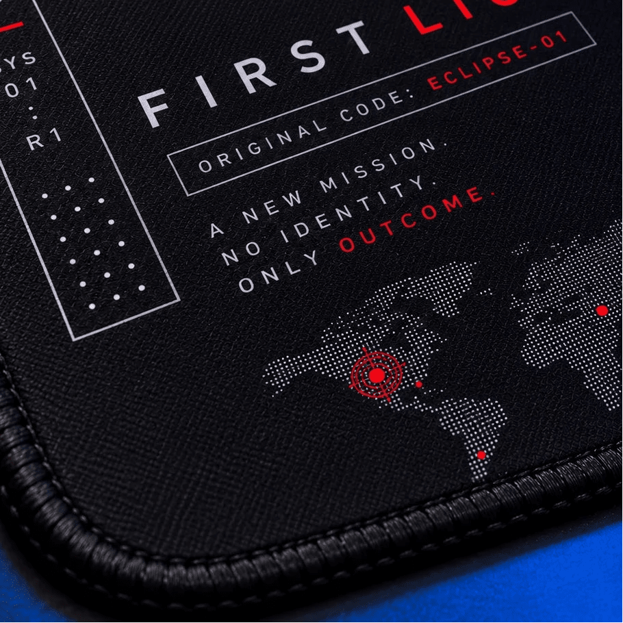 phantom spy gaming deskmat | xl extended mouse pad - fictioo