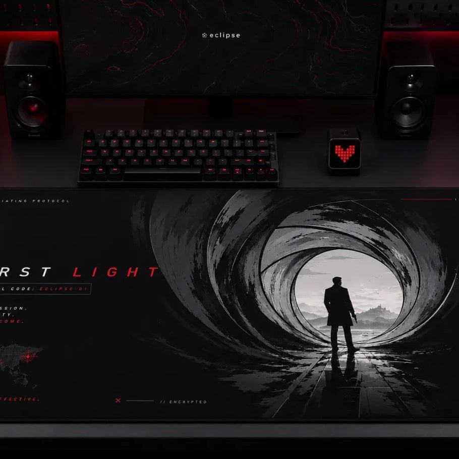 phantom spy xl gaming deskmat - fictioo