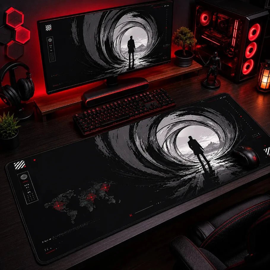 phantom spy xl gaming deskmat - fictioo