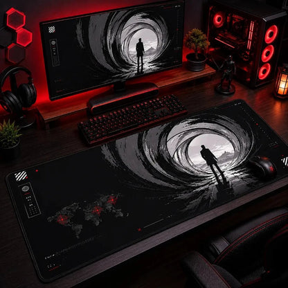 Phantom Spy XL Gaming Deskmat - Fictioo