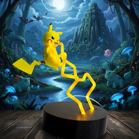 Pika Electric Lightning Lamp & Wireless Charger - Fictioo